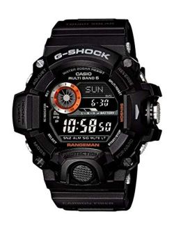Men's GW-9400BJ-1JF G-Shock Master of G Rangeman Digital Solar Black Carbon Fiber Insert Watch
