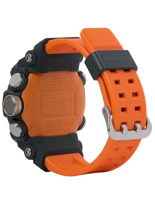 Casio Men's Analog-Digital Connected Mudmaster Orange & Black Resin Strap Watch 53.1mm