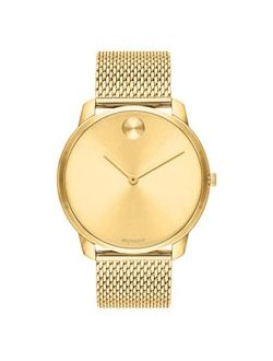 Men's Swiss Quartz Watch with Stainless Steel Strap, Yellow Gold Ion-Plated, 21 (Model: 3600588)