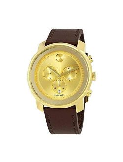 Bold Gold Dial Chronograph Mens Watch 3600409