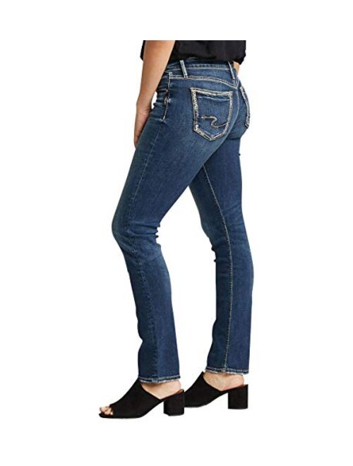 Silver Jeans Co. Women's Avery High Rise Straight Leg Jeans
