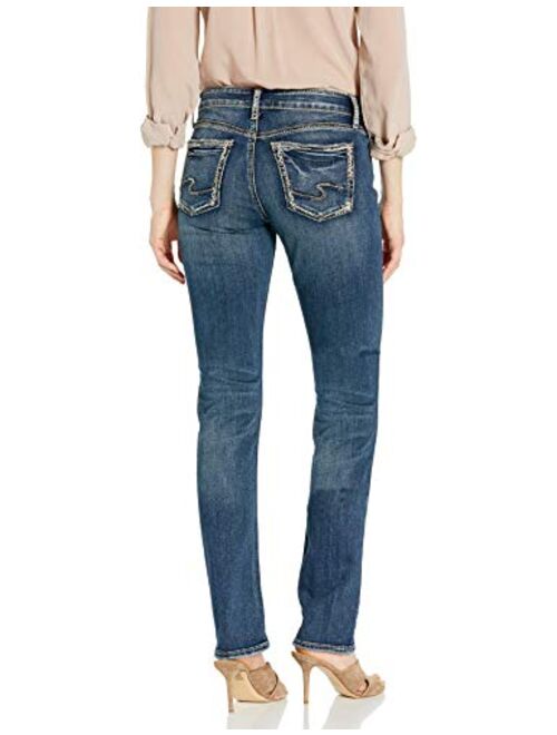 Silver Jeans Co. Women's Avery High Rise Straight Leg Jeans