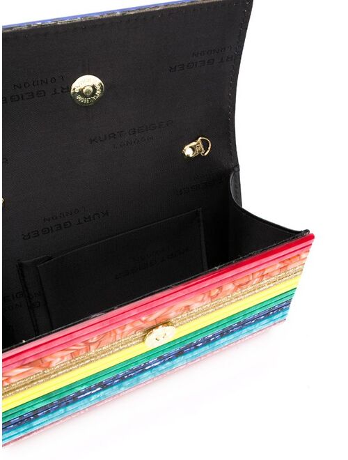 Kurt Geiger London Party Envelope clutch with chain strap