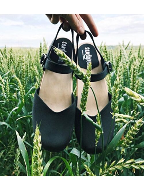 Sandgrens Swedish Handmade Wooden Clog Sandal | Victoria