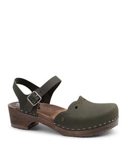 Swedish Handmade Wooden Clog Sandal | Milan