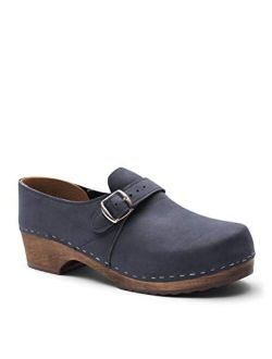 Swedish Handmade Wooden Closed Back Clogs | Gunnar