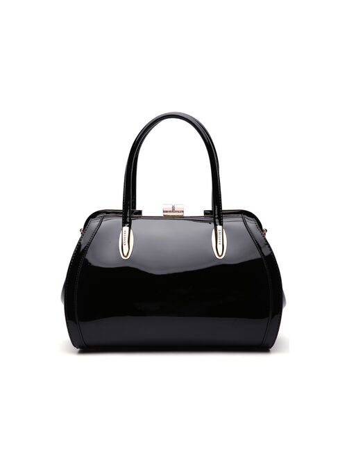 MKF Collection Marlene Patent Satchel by Mia K.