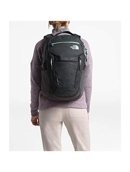The North Face Women’s Surge Backpack, Asphalt Grey Light Heather/Windmill Blue
