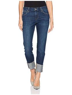 Women's Smith Straight Midrise 4" Cuff Crop Jean
