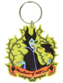 Villains Maleficent Soft Touch PVC Keychain Key Ring, One Size, Multi Color