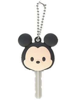 Tsum Tsum Mickey Soft Touch PVC Key Holder Multicolor, 3"