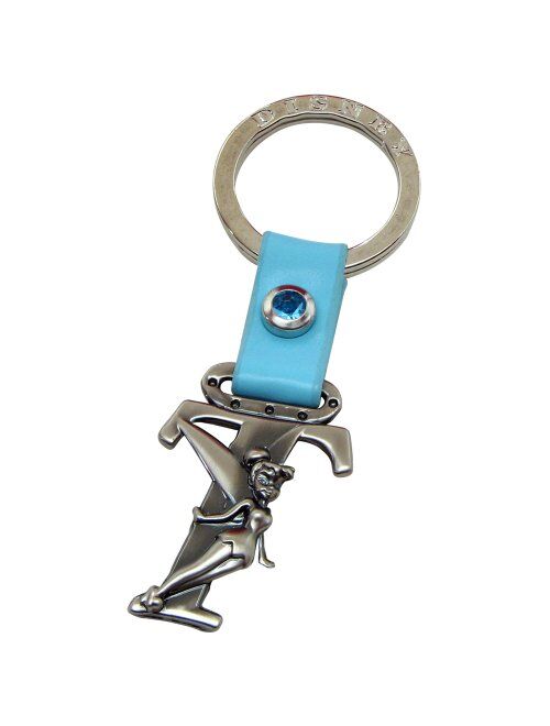 Disney Tinker Bell Letter T Pewter Key Chain
