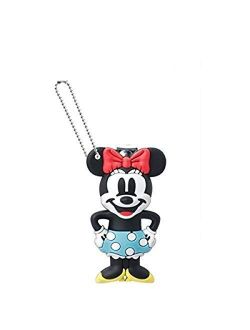 Soft Touch Minnie Mouse Nail Clipper Key Ring, One Size, Multi-Colored