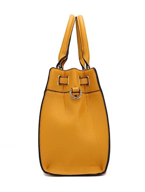 MKF Collection MKF Crossbody Tote Bag for Women & Wristlet Wallet Purse Set – PU Leather Top-Handle Satchel Shoulder Handbag