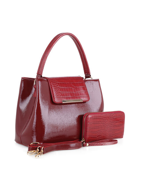MKF Collection Edith Satchel with Wallet by Mia K. Farrow