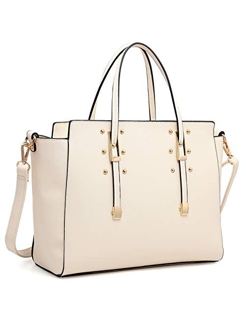 DASEIN Womens Fashion Handbag Large Tote Purses Shoulder Bag Top Handle Satchel Bag Briefcase