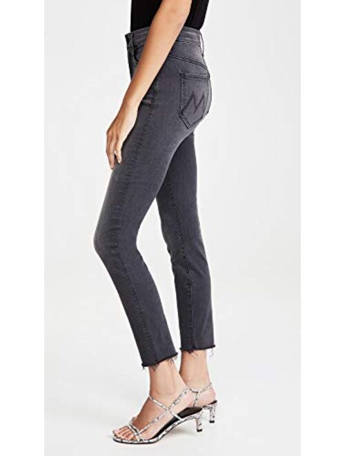 MOTHER Women's High Waisted Looker Ankle Fray Jeans
