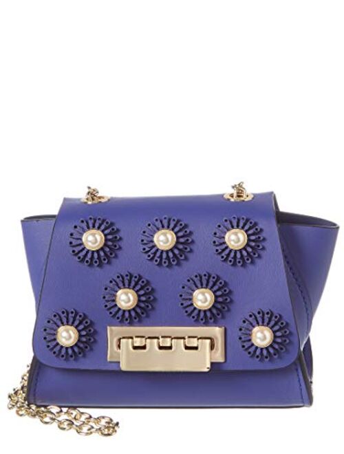 ZAC Zac Posen Eartha Mini Chain Crossbody - Solid w/Brogue Floral Applique