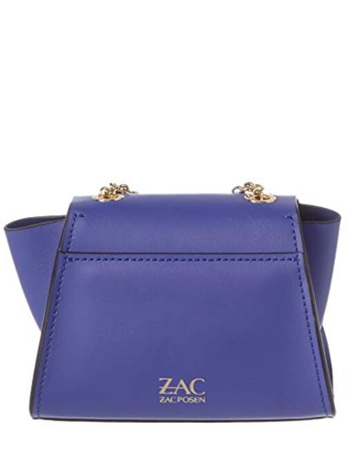 ZAC Zac Posen Eartha Mini Chain Crossbody - Solid w/Brogue Floral Applique