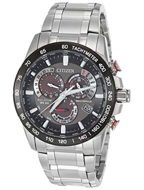 Citizen Men's PCAT Quartz Sport Watch with Stainless Steel Strap, Silver, 21.5 (Model: CB5898-59E)