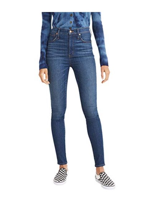 Madewell 11" High-Rise Skinny Jeans in Larkwood Wash