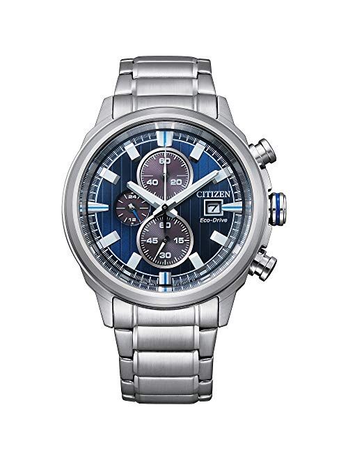 Citizen Men's Watch Brycen Eco-Drive Chronograph in Stainless Steel, Silver, (Model: CA0731-82L)