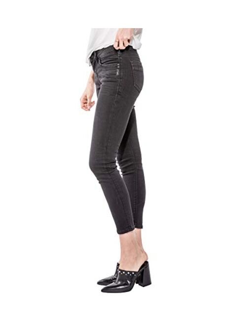 Silver Jeans Co. Women's Suki Curvy Fit Mid-Rise Ankle Skinny Jeans