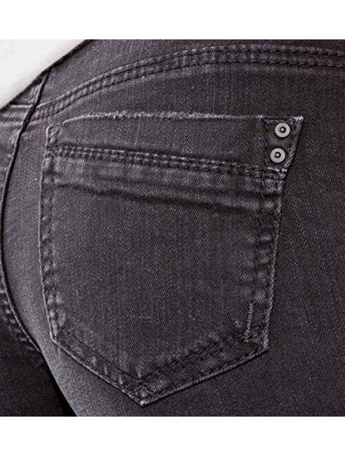 Silver Jeans Co. Women's Suki Curvy Fit Mid-Rise Ankle Skinny Jeans