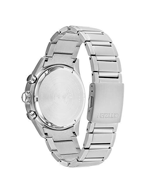 Citizen Men's Silver-Toned 'Eco-Drive' Quartz Titanium Casual Watch (Model: CA0650-58E)