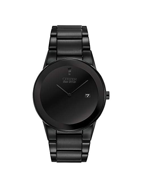 Citizen Men's Eco-Drive Black Ion-Plated Axiom Watch, AU1065-58E