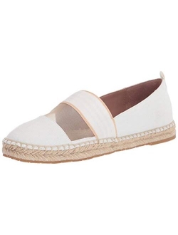 Women's Aline Flat Espadrille with Mesh and Ribbon Details Loafer