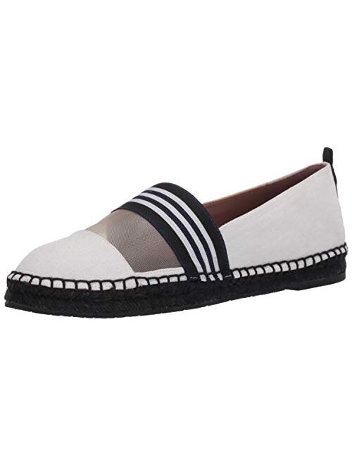 ZAC Zac Posen Women's Aline Flat Espadrille with Mesh and Ribbon Details Loafer