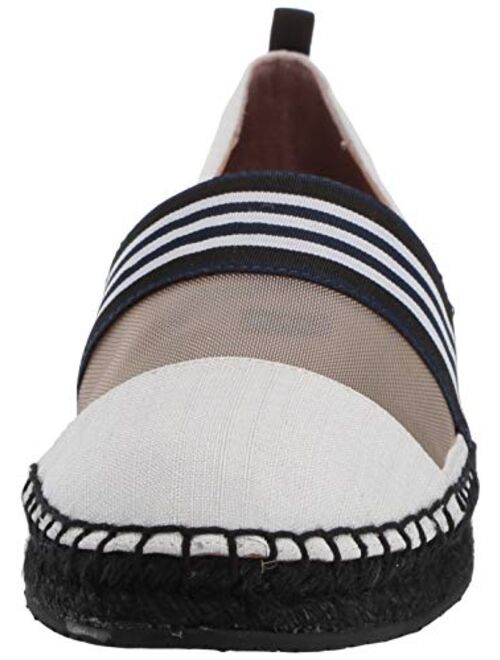 ZAC Zac Posen Women's Aline Flat Espadrille with Mesh and Ribbon Details Loafer