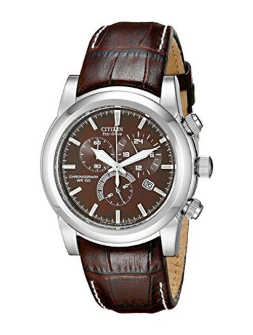 Citizen Men's Eco-Drive Chronograph Watch with Date, AT0550-11X
