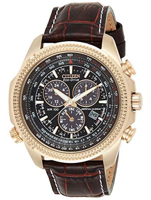 Citizen Men's Eco-Drive Chronograph Watch with Perpetual Calendar and Date, BL5403-03X