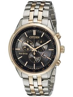 Men's Eco-Drive Chronograph Watch with Date, AT2146-59E