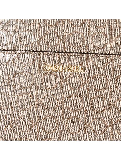Calvin Klein Margot Textured Logo Emboss Tote