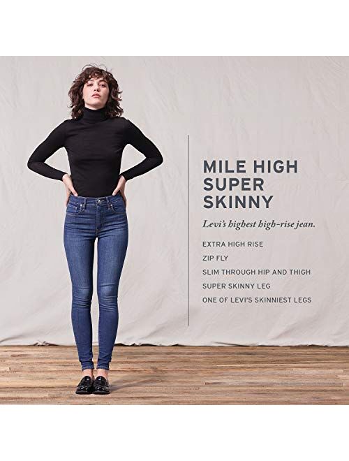 Levi's Women's Premium Mile High Super Skinny Jeans