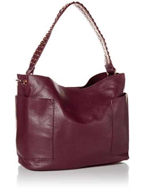 Steve Madden Boho Bucket Hobo Bag, Wine