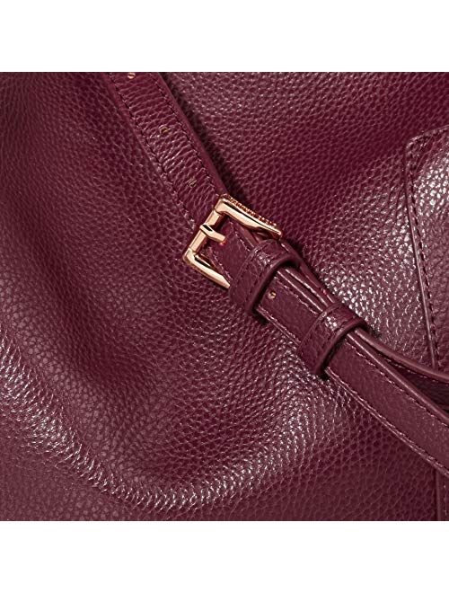 Steve Madden Boho Bucket Hobo Bag, Wine