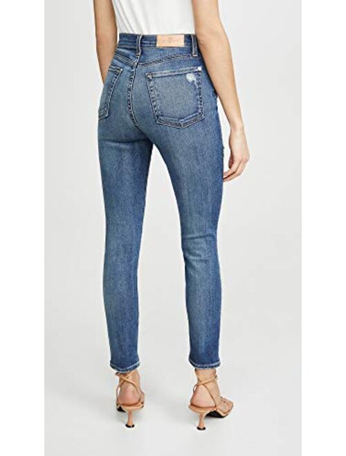 7 For All Mankind Women's High Waist Ankle Skinny Jeans