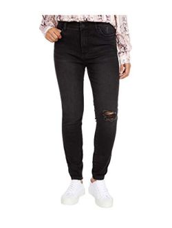 KUT from the Kloth Connie High-Rise Fab Ab Ankle Skinny in Hundred