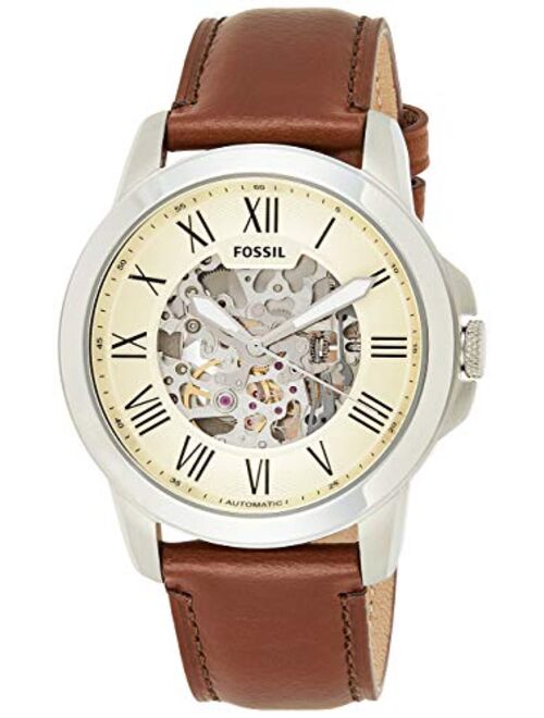 Fossil Men's Grant Automatic Stainless Steel Mechanical Watch