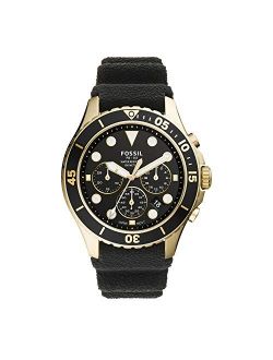 Men's FB-03 Stainless Steel Dive-Inspired Casual Quartz Watch