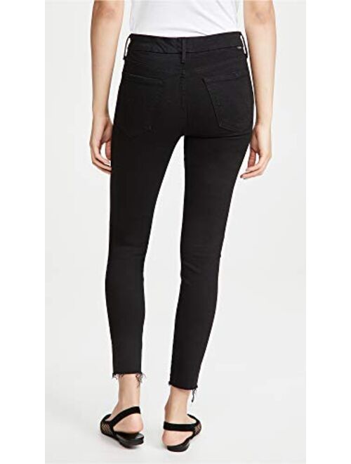 MOTHER Women's Looker Ankle Fray Skinny Jeans
