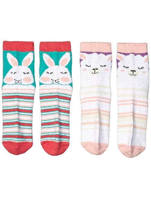Amazon Brand - Spotted Zebra Girls' Fuzzy Cozy Socks