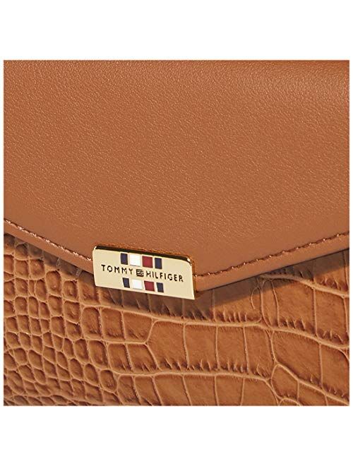 Tommy Hilfiger Tessa Medium Flap Wallet - Croc Embossed PVC