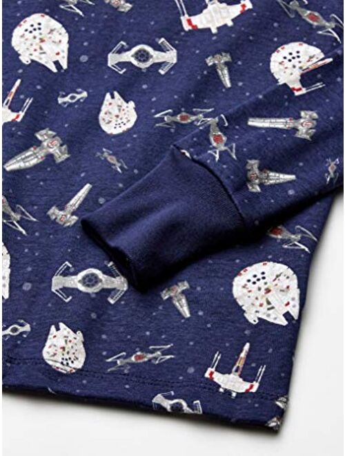 Amazon Essentials Amazon Brand - Spotted Zebra Boys' Disney Star Wars Marvel Snug-Fit Cotton Pajamas Sleepwear Sets