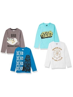 Amazon Brand - Spotted Zebra Boys' Disney Star Wars Marvel Long-Sleeve T-Shirts