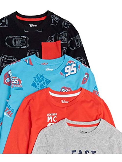 Amazon Brand - Spotted Zebra Boys' Disney Star Wars Marvel Long-Sleeve T-Shirts